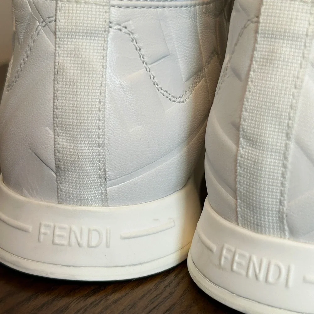 Fendi Sneakers‎ High-Top White Womens 37/7